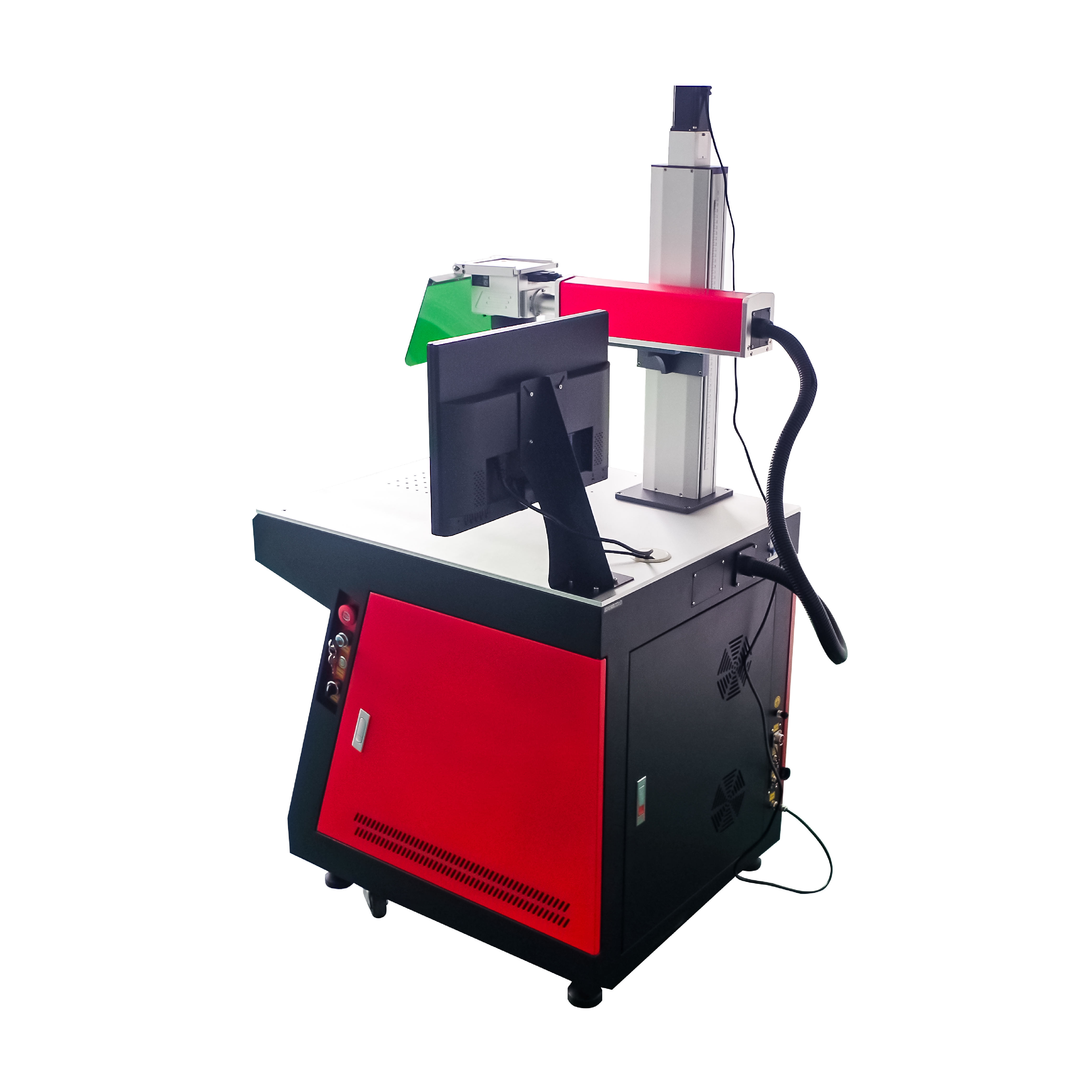 Fasermarkiermaschine Lasermarkiermaschine und Lasergravurmaschine 3D Dynamic Color Mopa 100W JPT