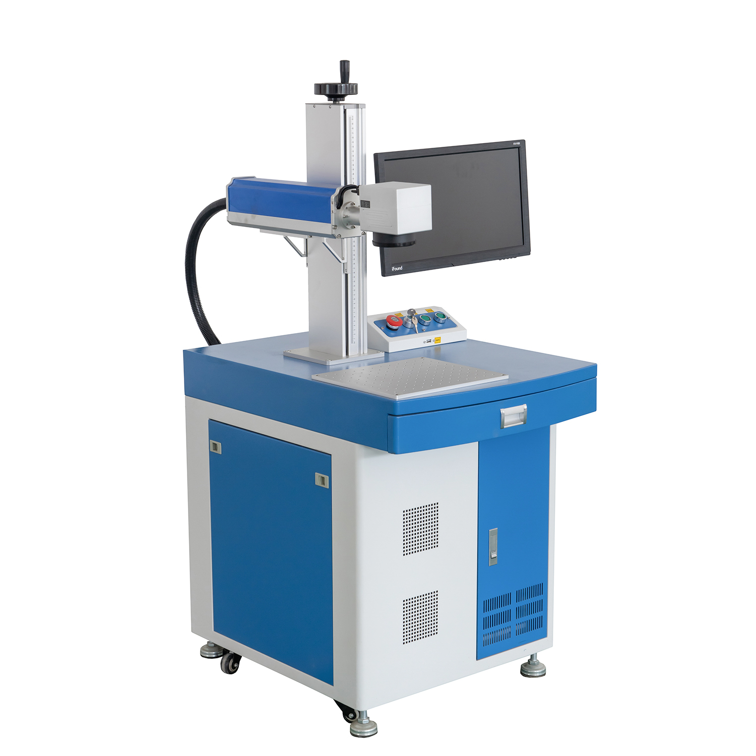Tragbare Faserlaser-Markierungsmaschine 20w 30w 50w Faserlaser-Markierungsmaschine