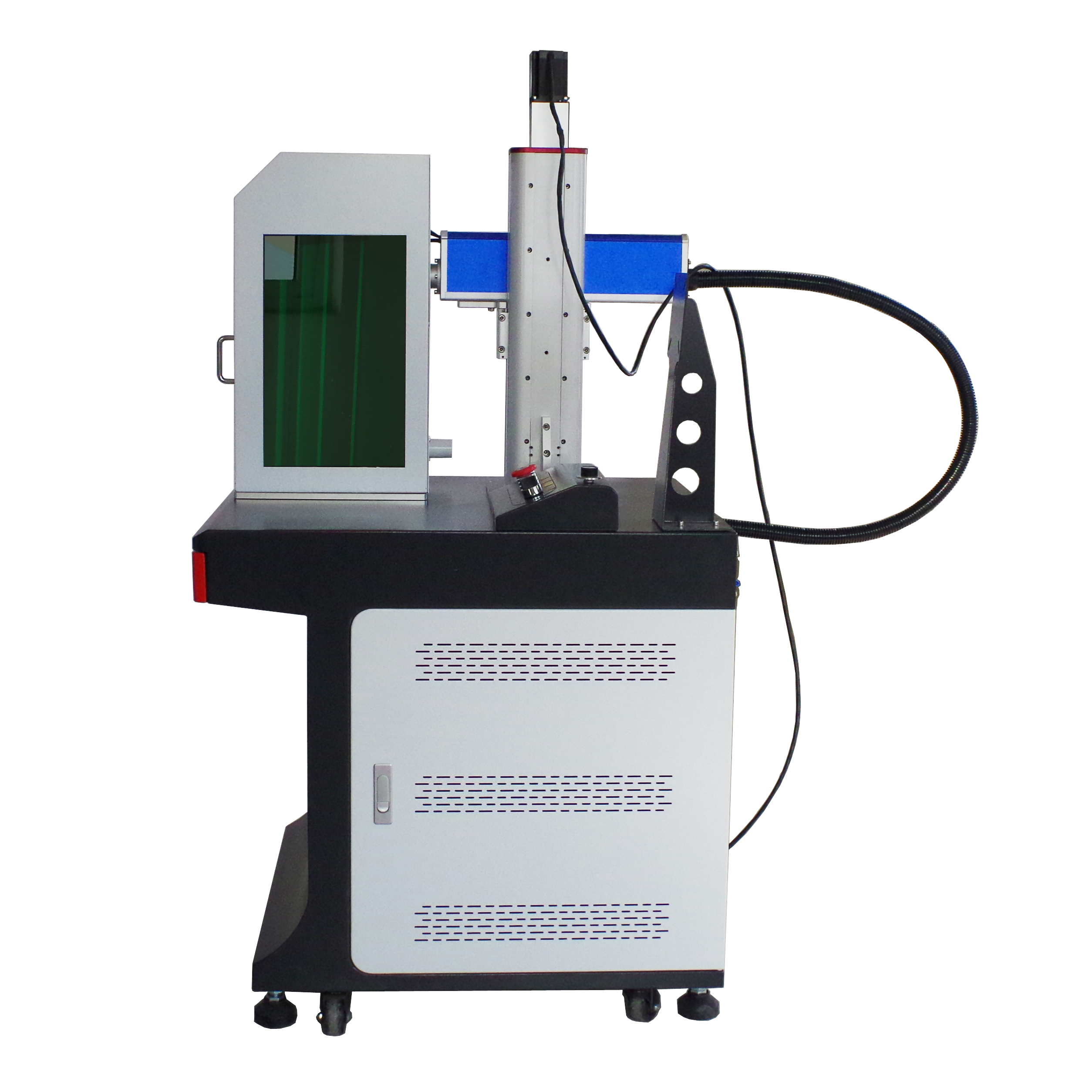 20W 30W 50W 60W 80W 100W 120W Faserlaser-Gravur-Markierungs-Maschinen-Metallgravierer-Schneider mit geschlossenem Haus